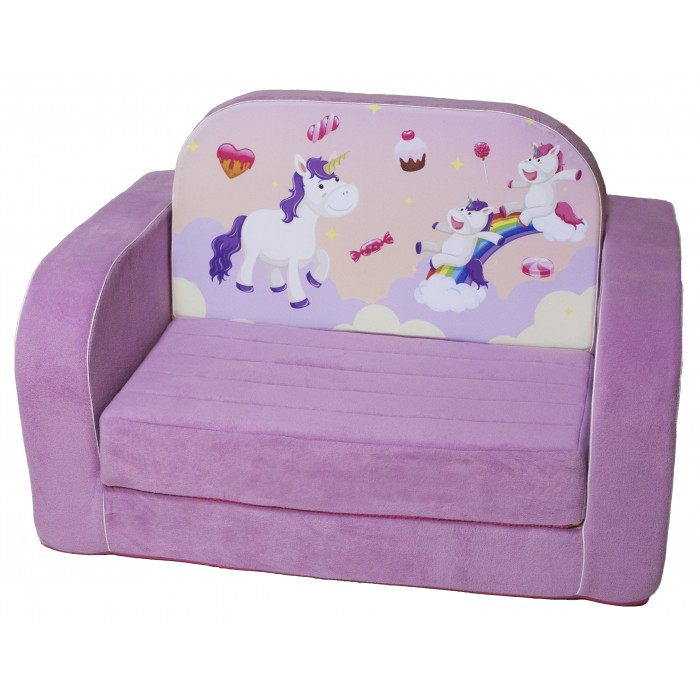 Легкий игровой диванчик для девочки Мармелад розовый от фабрики Стиль